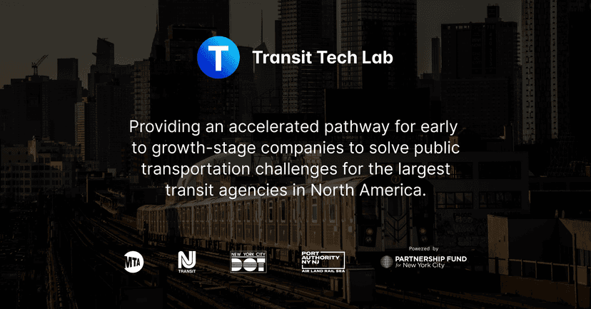 Transit Tech Lab: providing an accelerated pathway for companies to solve public transportation challenges